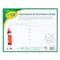 Crayola Alphabet + Numbers Pad, PK12 993406 - alternate 3